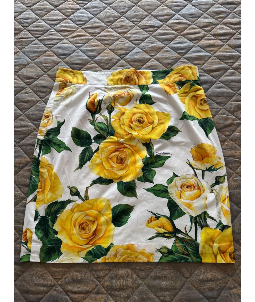 DOLCE&GABBANA Мульти хлопковый костюм с юбками, фото 2