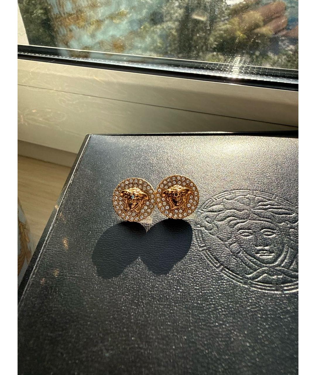 VERSACE Золотые серьги, фото 4