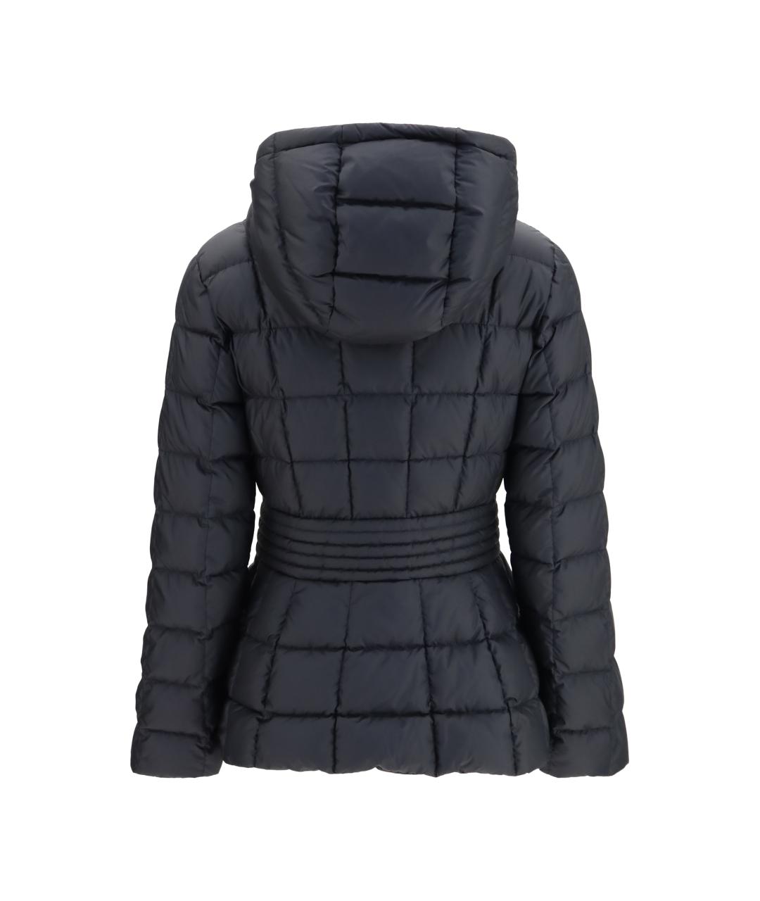 MONCLER Черный полиамидовый пуховик, фото 2