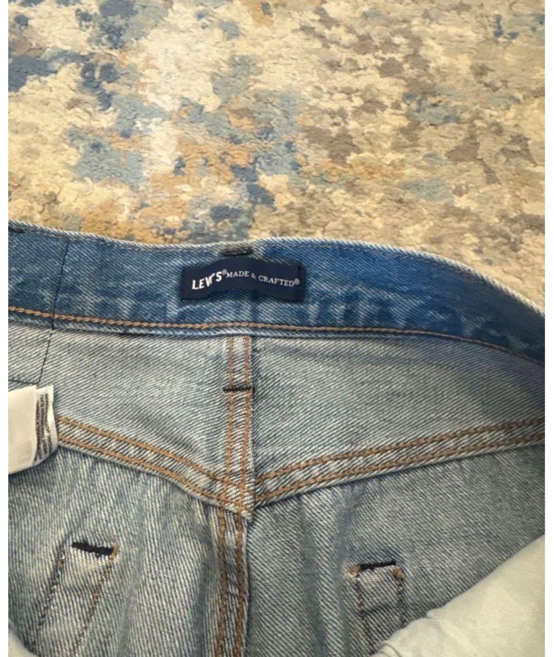 LEVI'S Голубые хлопковые джинсы, фото 3