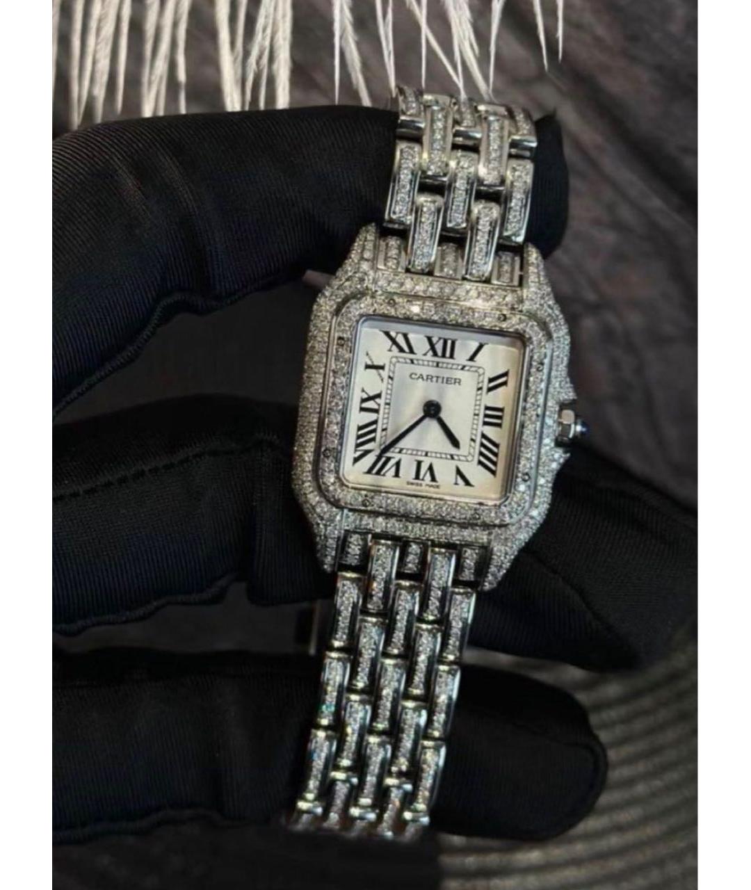 CARTIER Серебряные металлические часы, фото 6