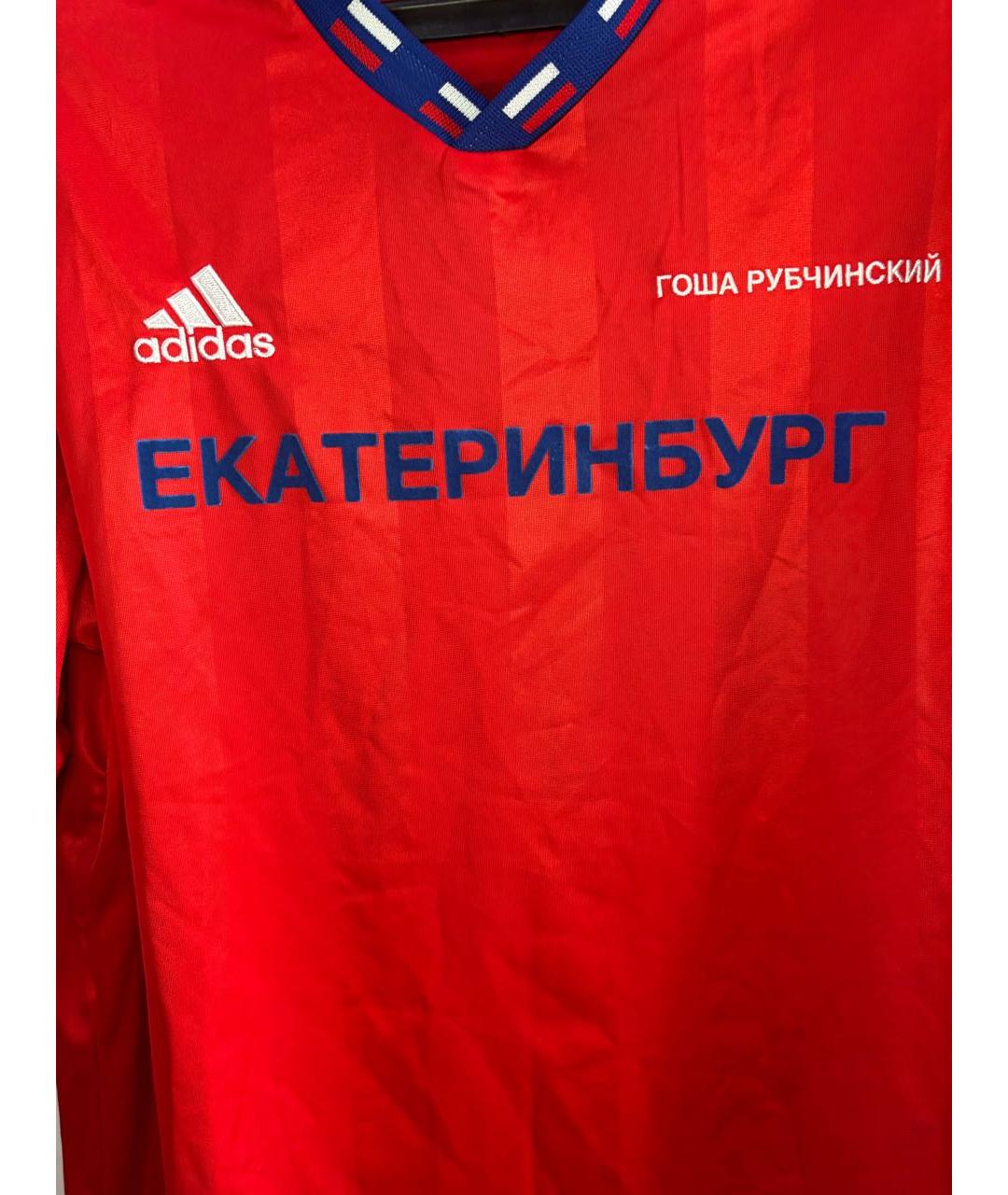 ADIDAS Красная синтетическая футболка, фото 6