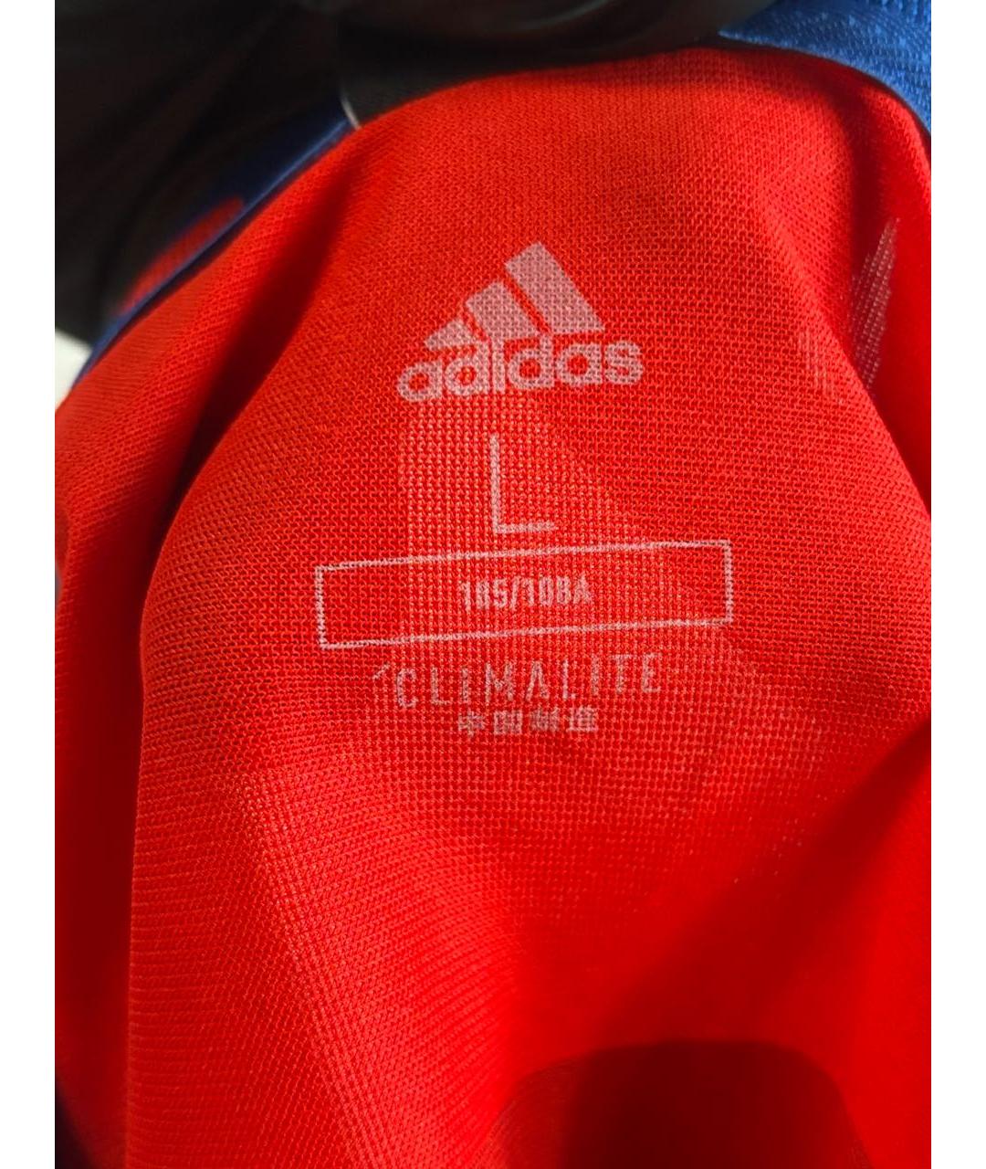 ADIDAS Красная синтетическая футболка, фото 5