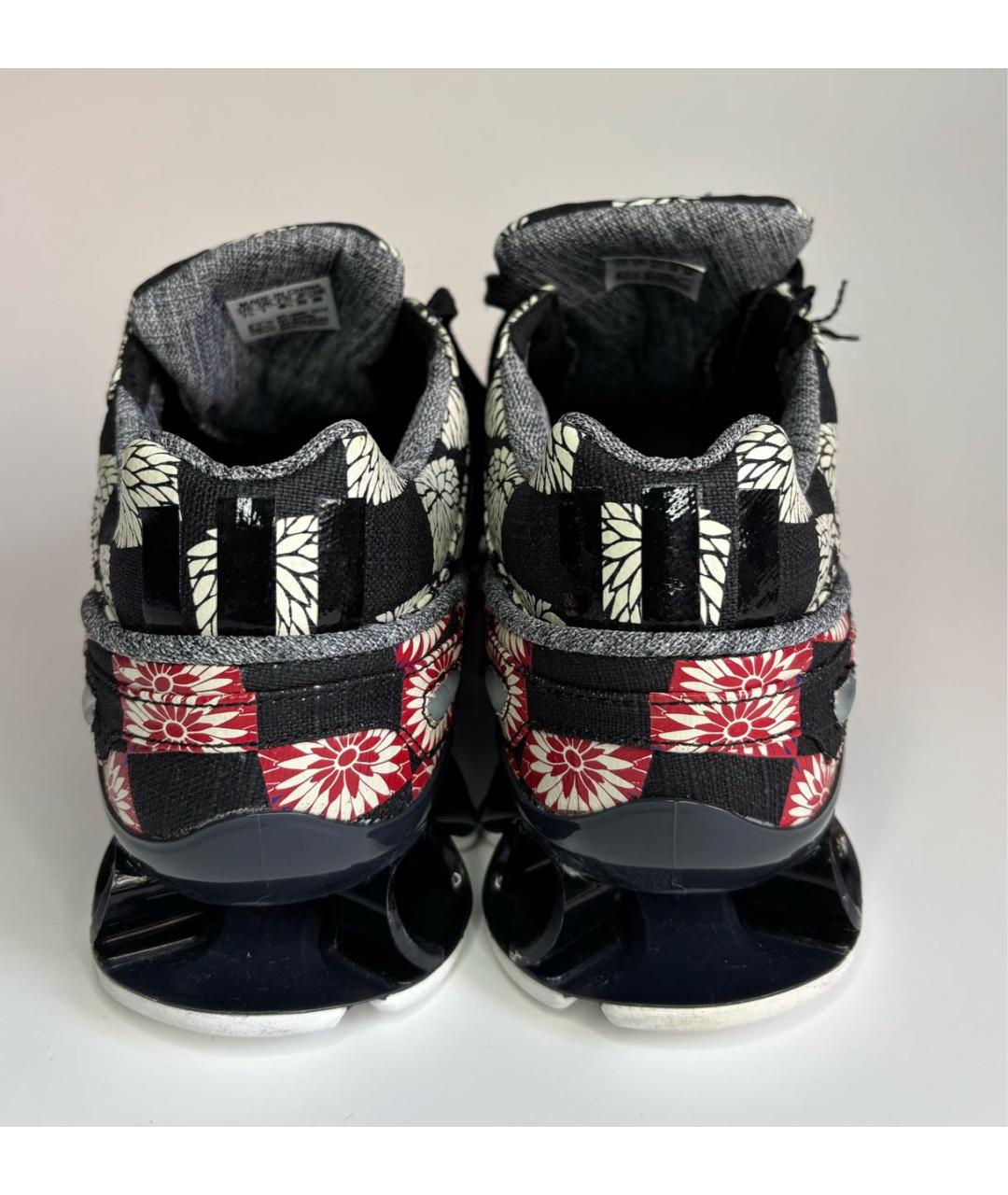 ADIDAS X RAF SIMONS Черные текстильные низкие кроссовки / кеды, фото 5