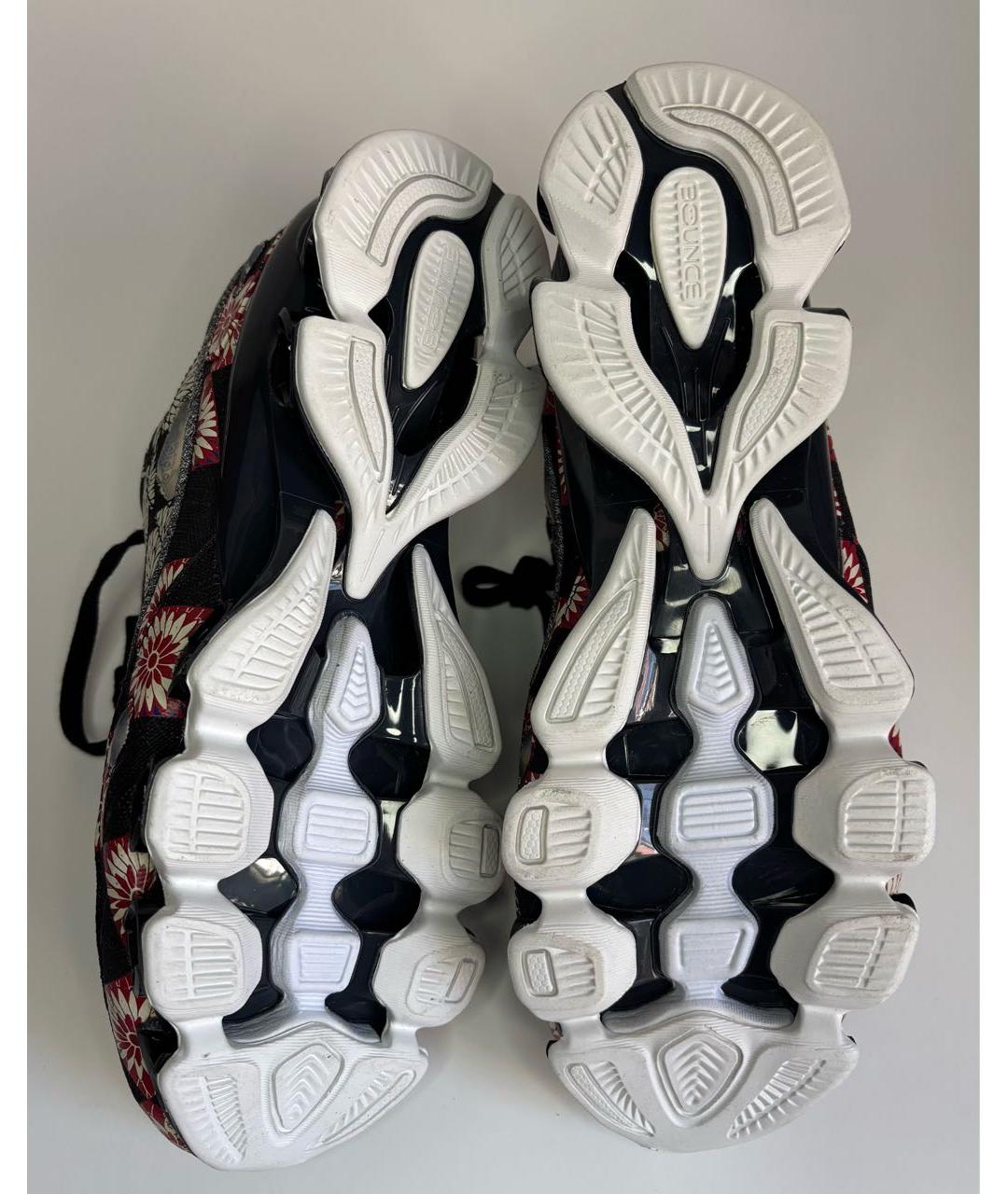 ADIDAS X RAF SIMONS Черные текстильные низкие кроссовки / кеды, фото 4