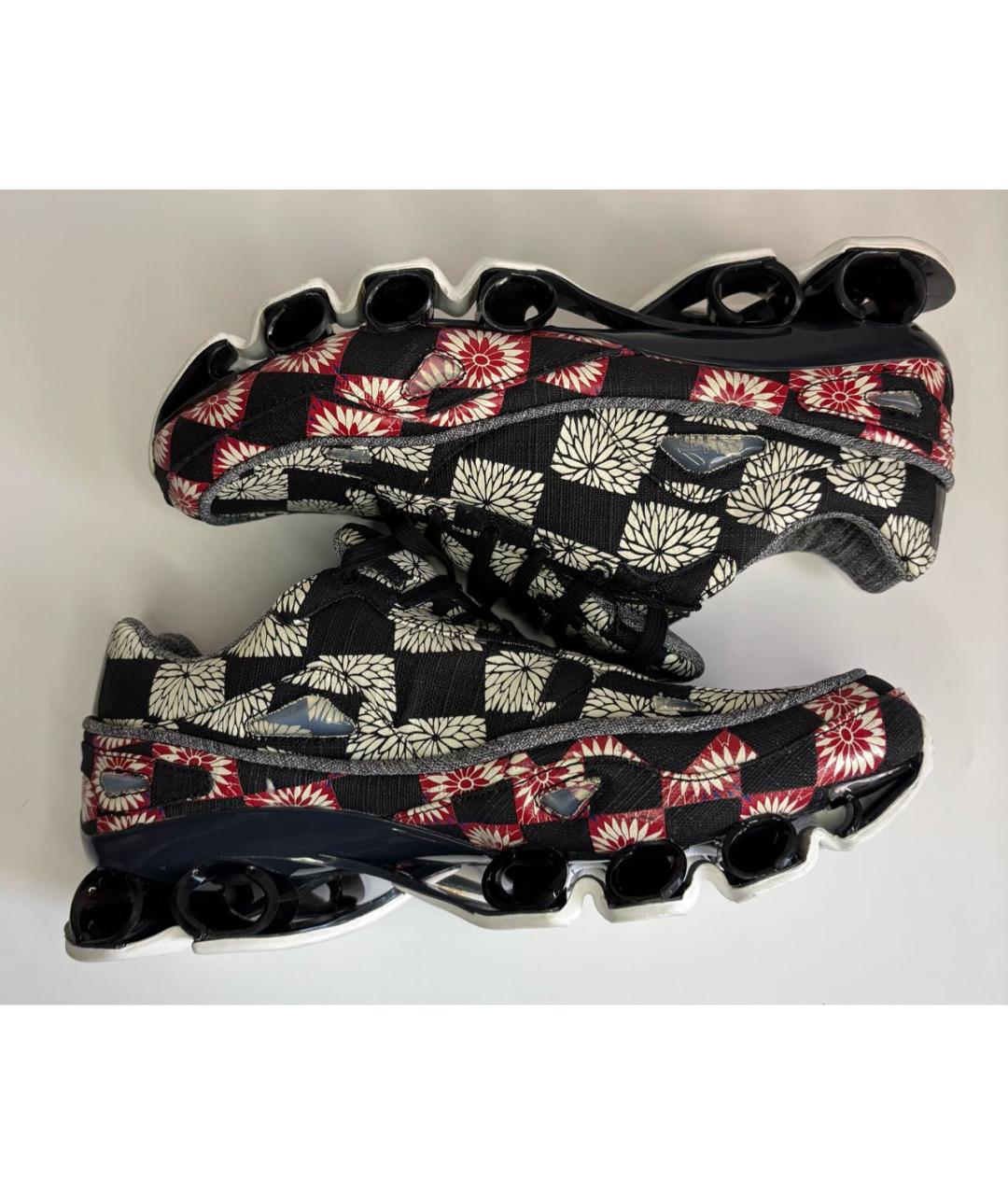 ADIDAS X RAF SIMONS Черные текстильные низкие кроссовки / кеды, фото 9