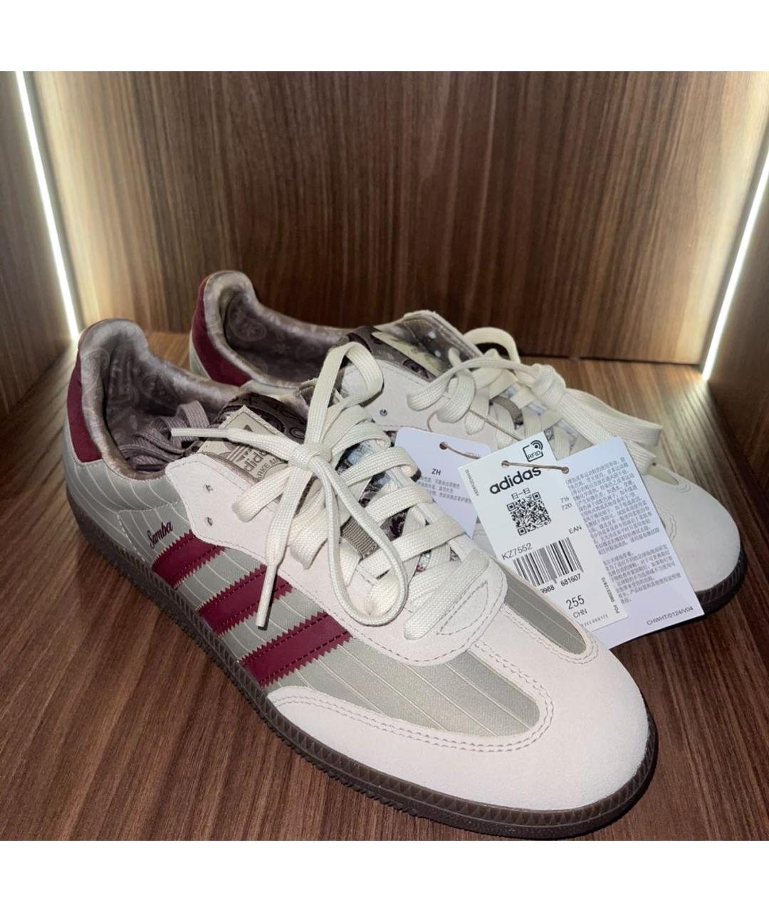 ADIDAS Бежевые кеды, фото 4
