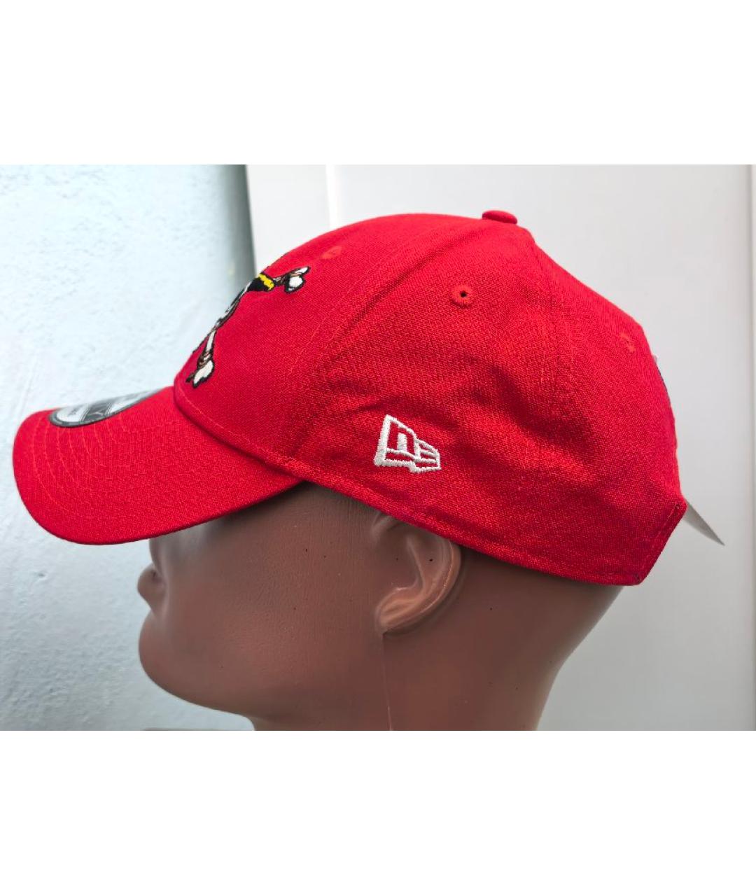 New Era Красная хлопковая кепка/бейсболка, фото 2