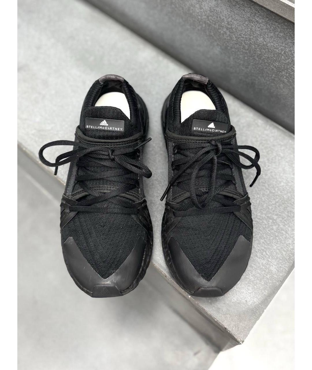 ADIDAS BY STELLA MCCARTNEY Черные текстильные кроссовки, фото 3