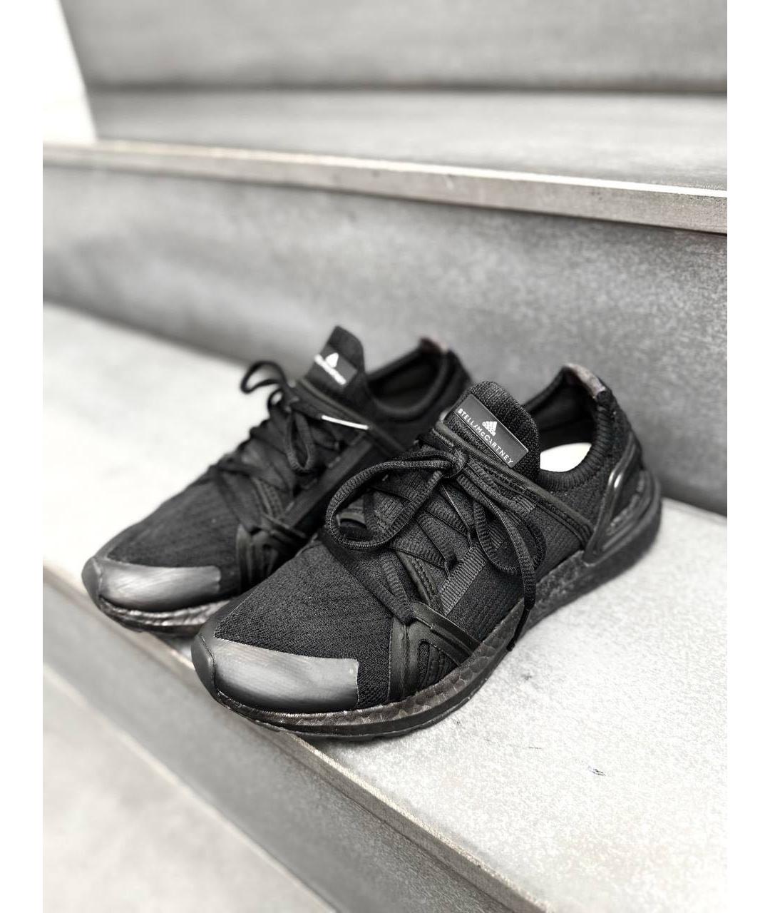 ADIDAS BY STELLA MCCARTNEY Черные текстильные кроссовки, фото 2