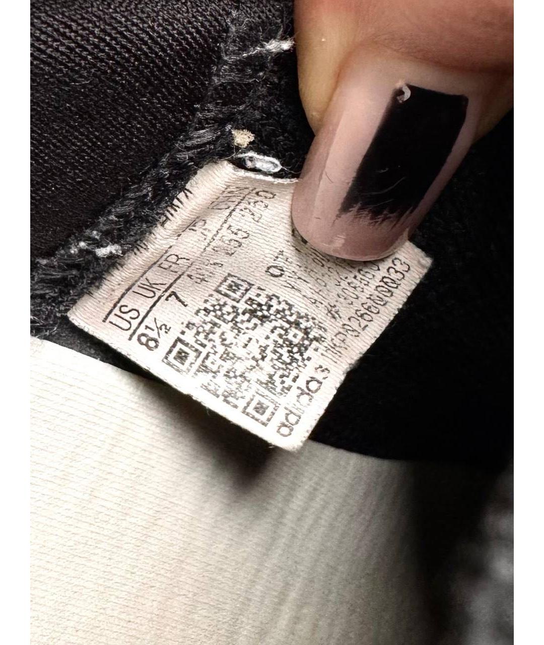 ADIDAS BY STELLA MCCARTNEY Черные текстильные кроссовки, фото 6
