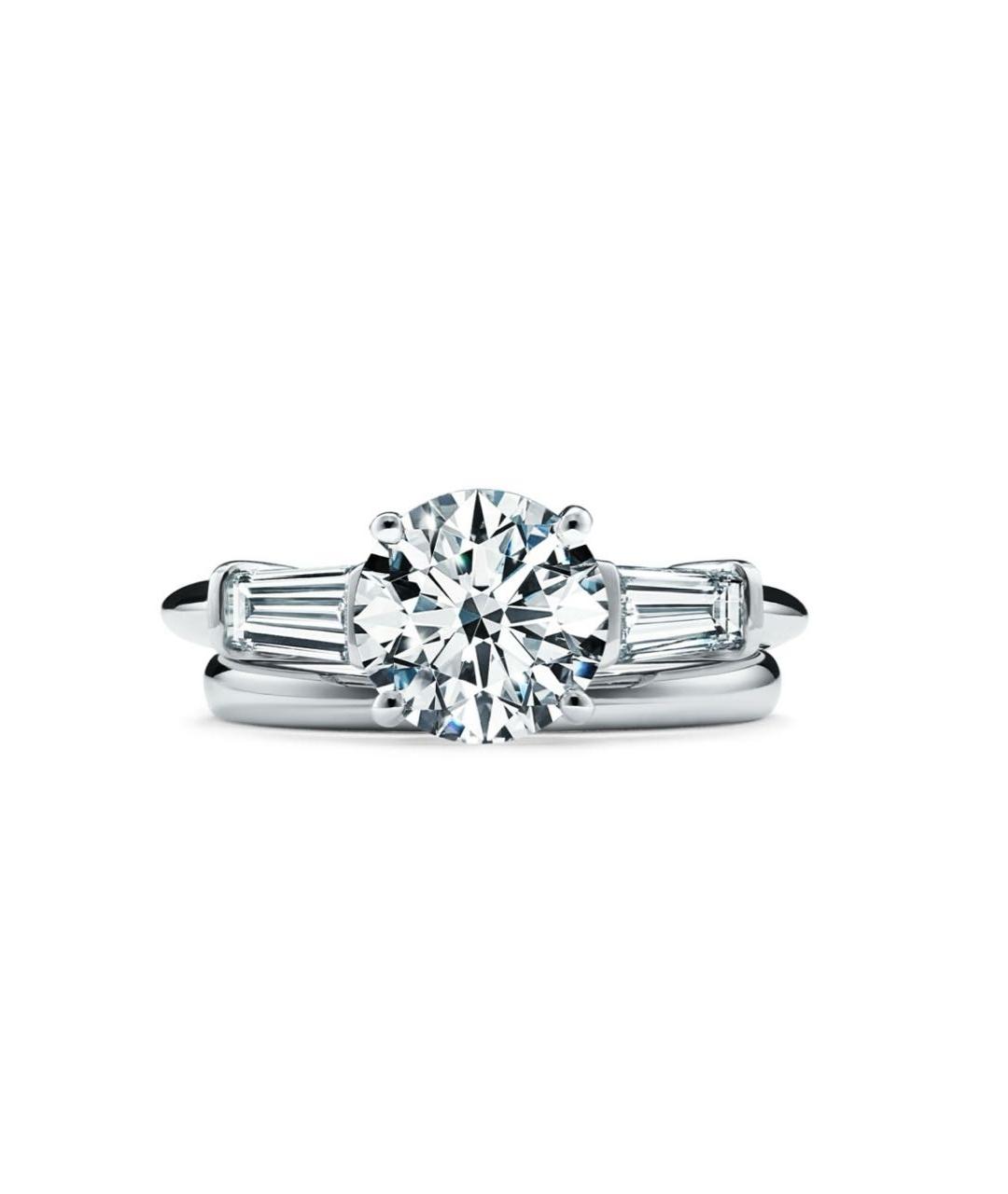 TIFFANY&CO Серебряное платиновое кольцо, фото 5