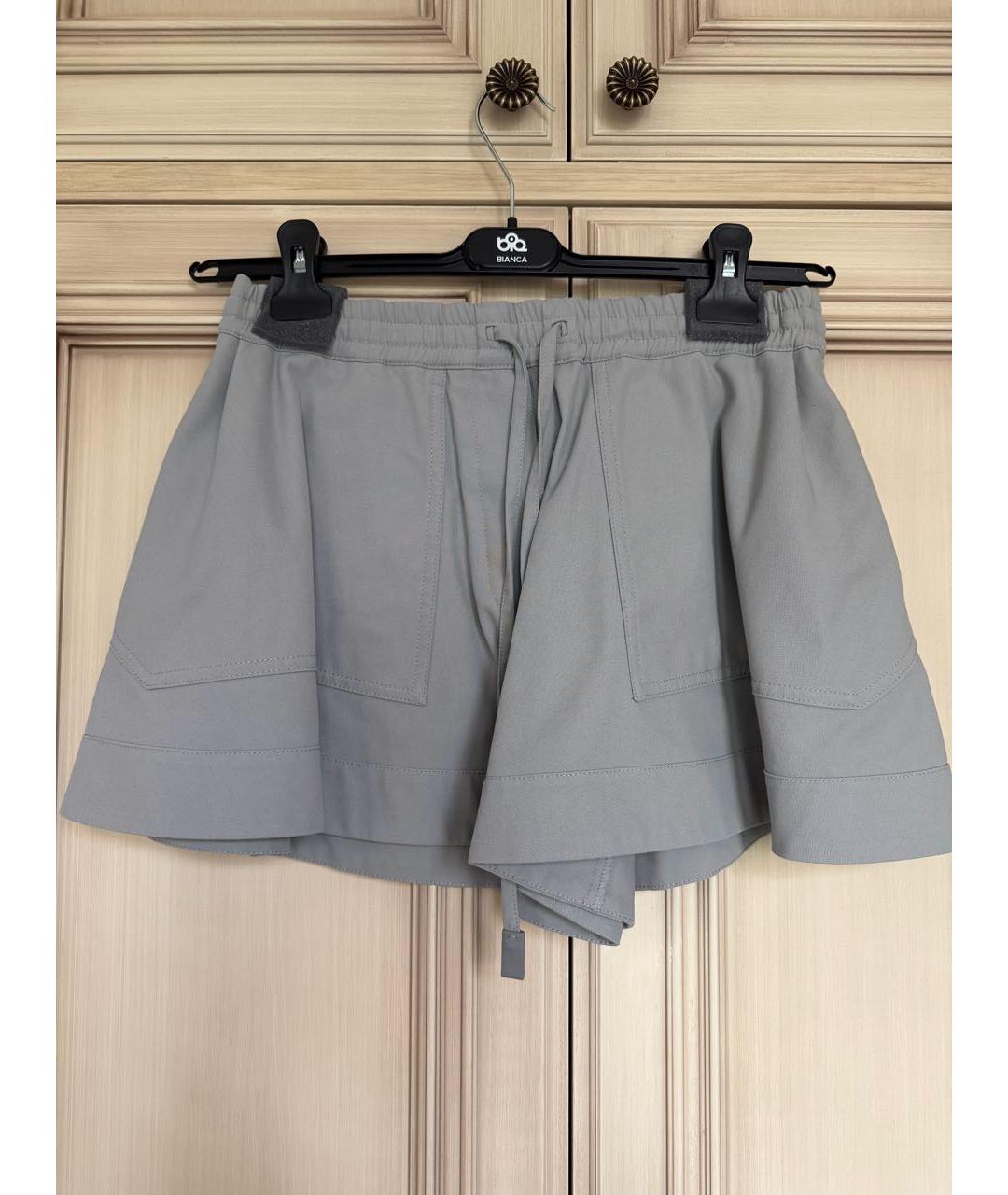 LOEWE Голубые хлопковые шорты, фото 6