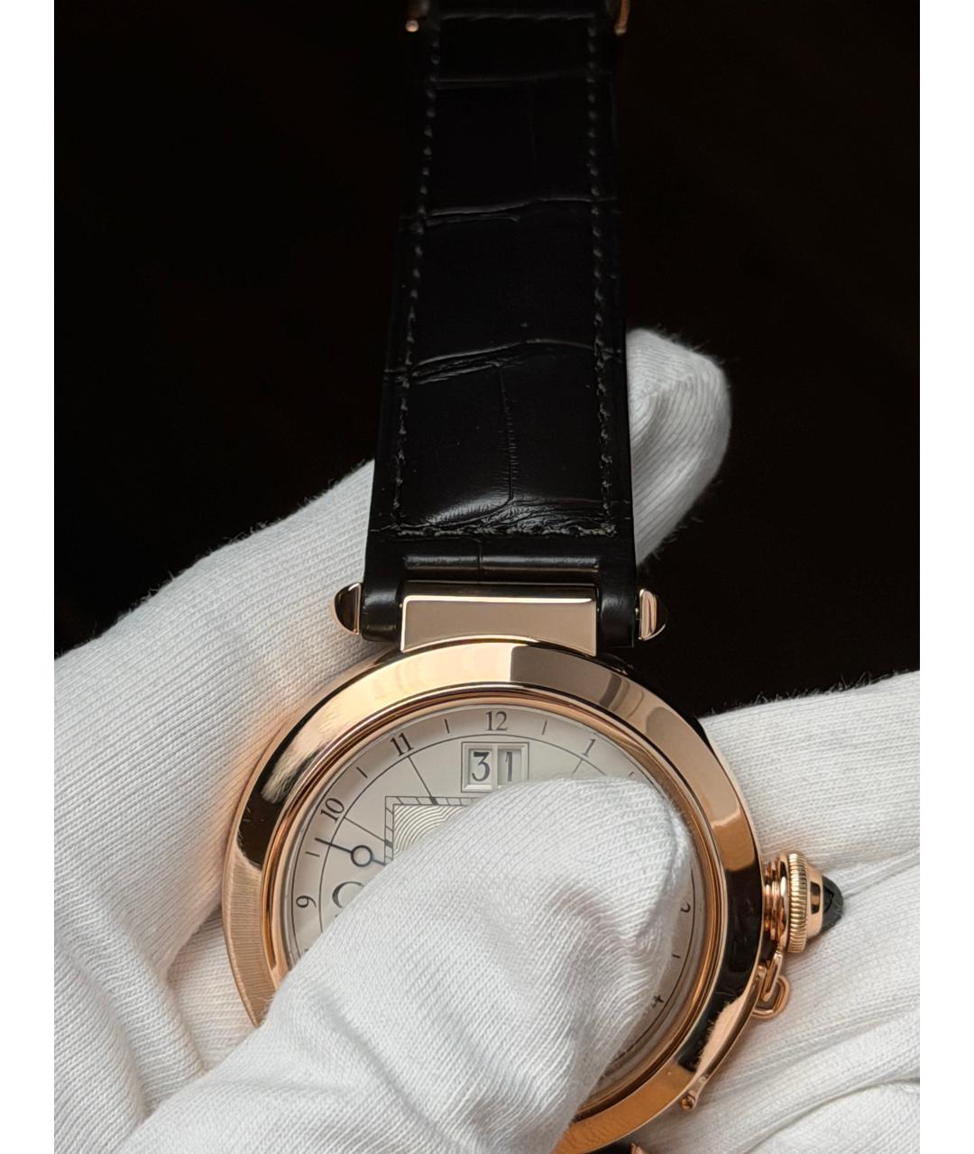 CARTIER Белые часы из розового золота, фото 7