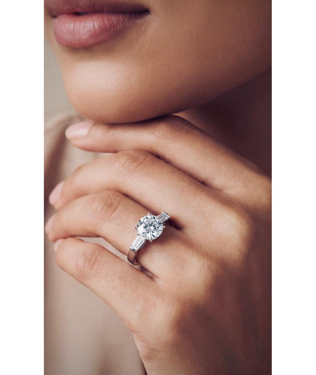 TIFFANY&CO Серебряное платиновое кольцо, фото 2