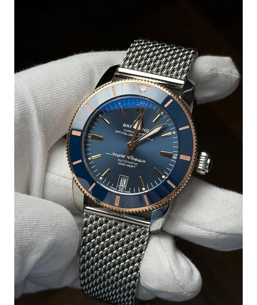 BREITLING Темно-синие часы, фото 3