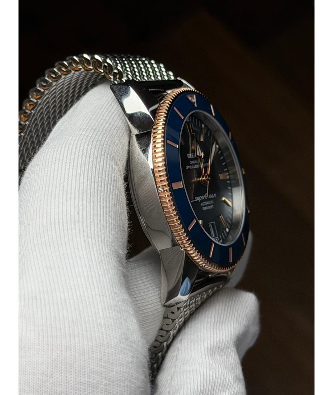 BREITLING Темно-синие часы, фото 5