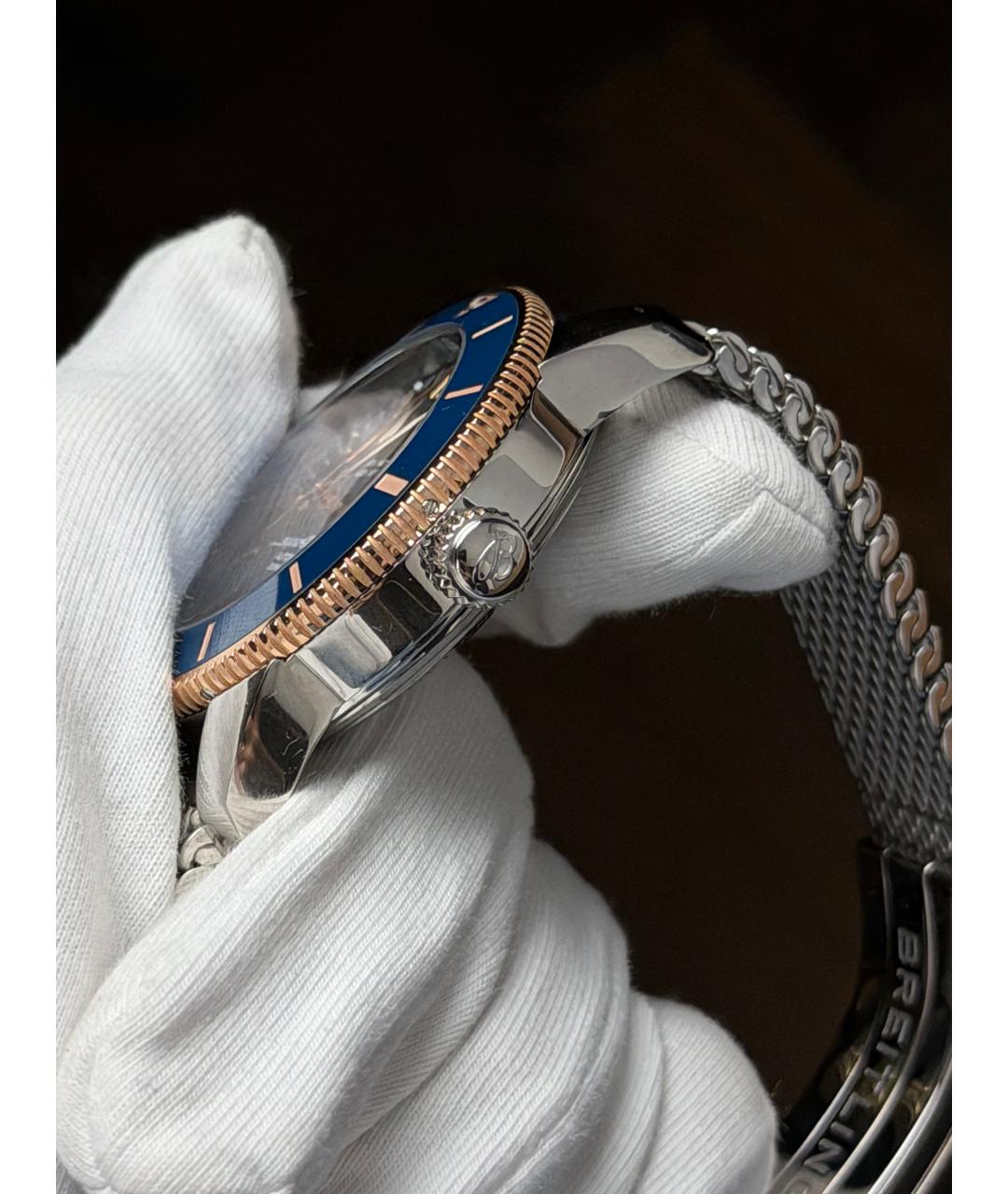 BREITLING Темно-синие часы, фото 4
