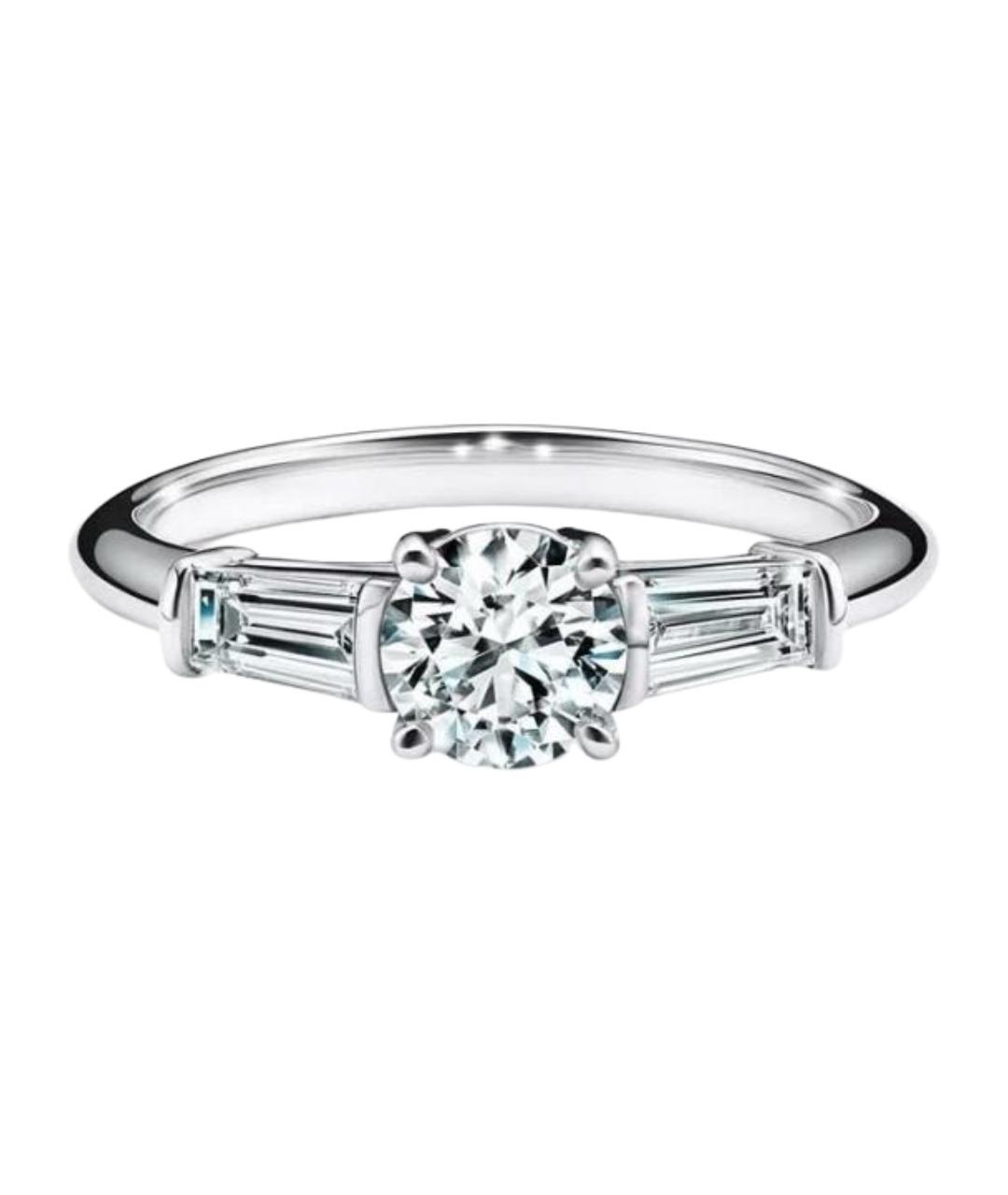 TIFFANY&CO Серебряное платиновое кольцо, фото 1