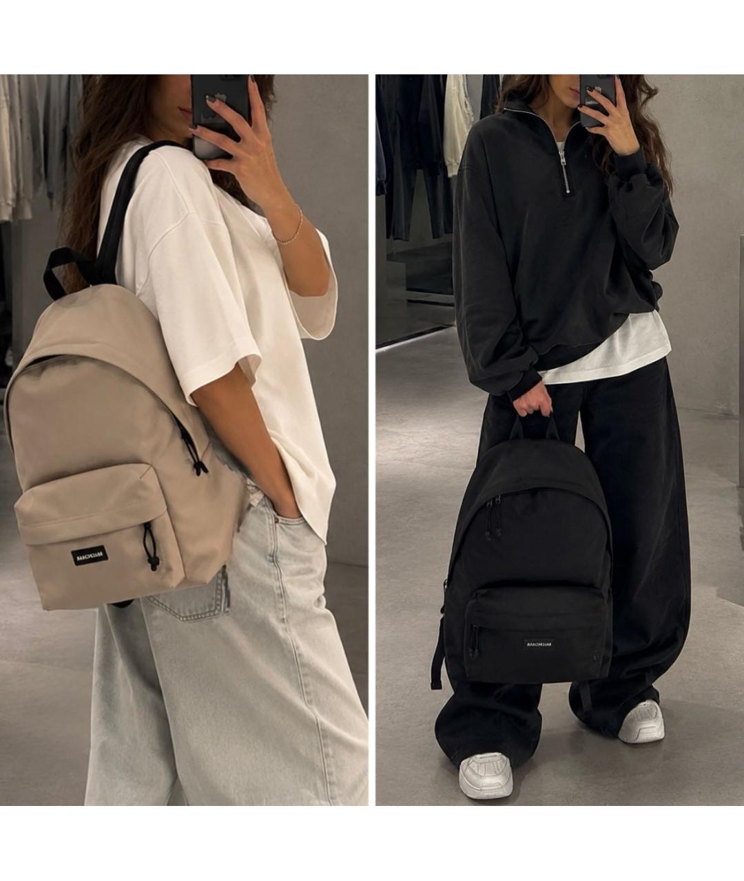 BALENCIAGA Черный рюкзак, фото 7