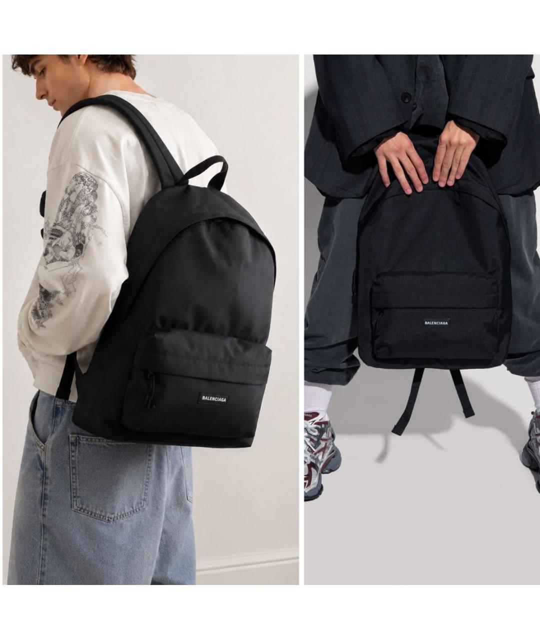 BALENCIAGA Черный рюкзак, фото 6