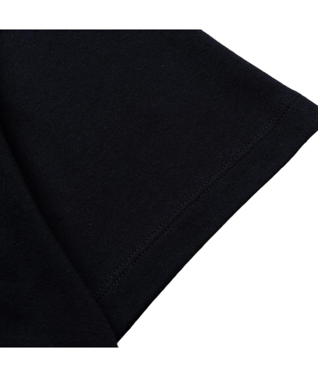 GUCCI Черная хлопковая футболка, фото 4