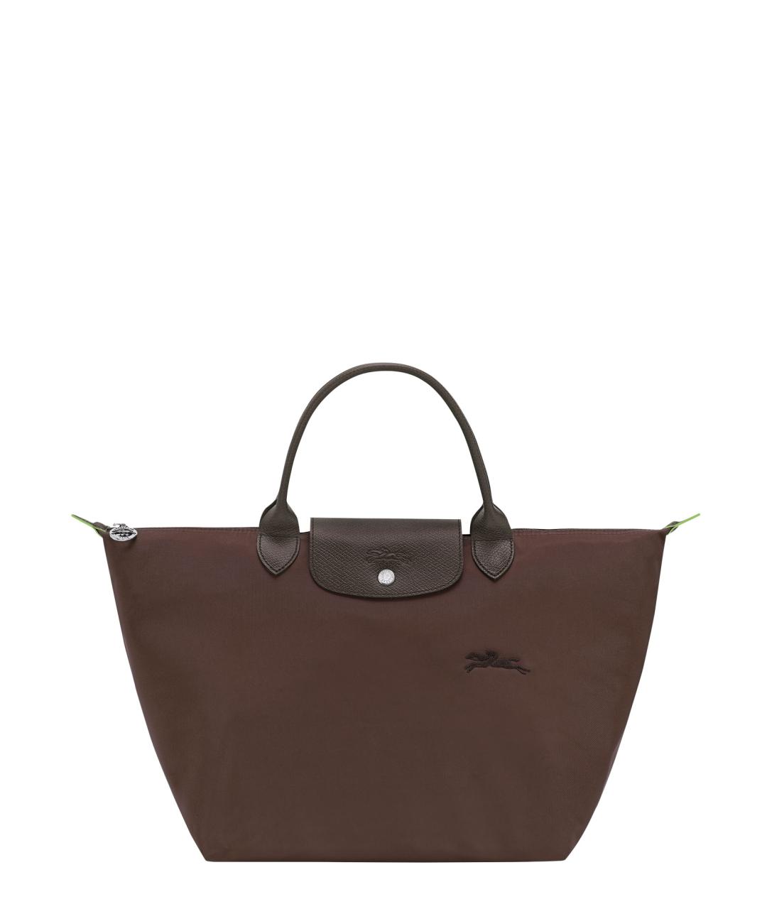 LONGCHAMP Коричневая нейлоновая сумка тоут, фото 1