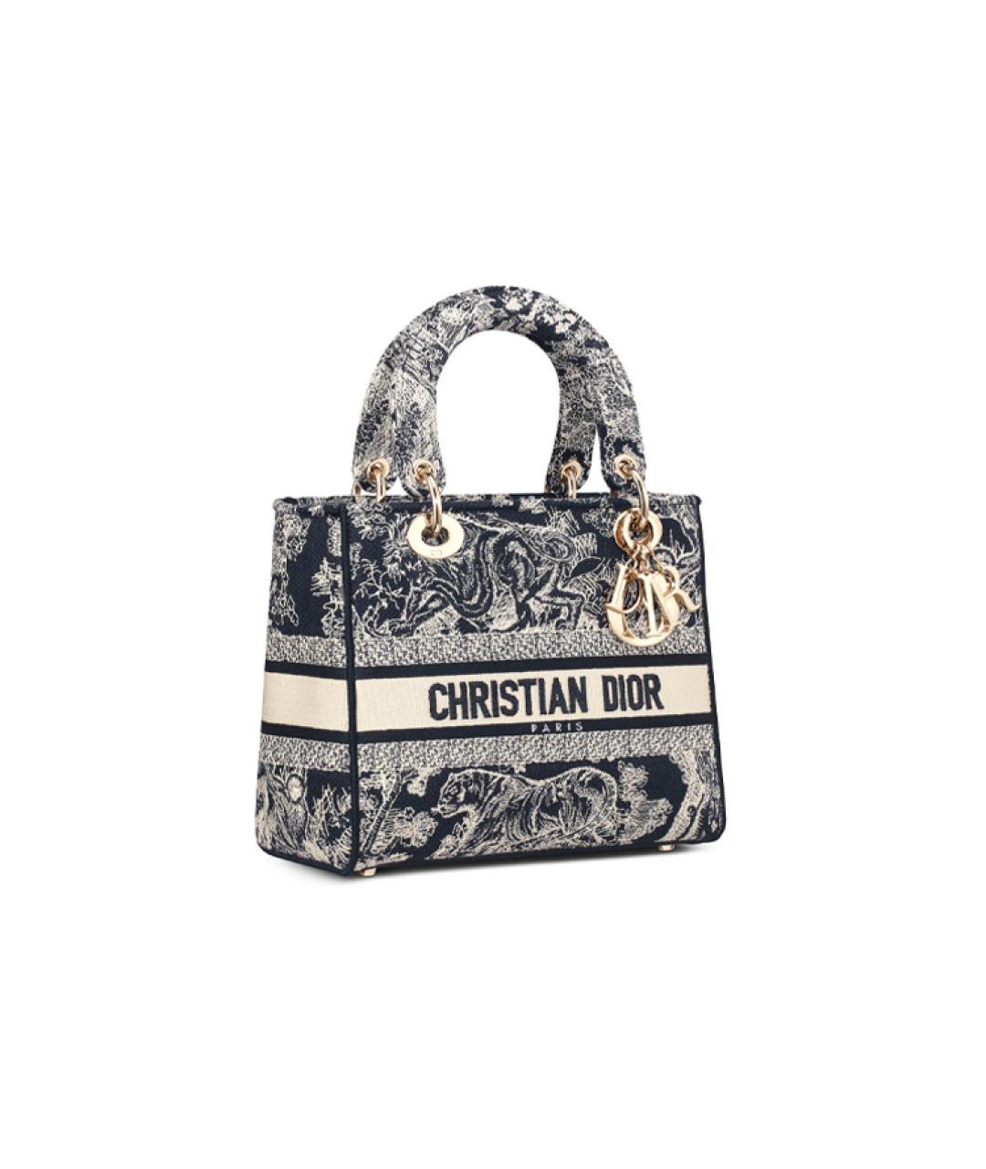 CHRISTIAN DIOR Синяя сумка через плечо, фото 2