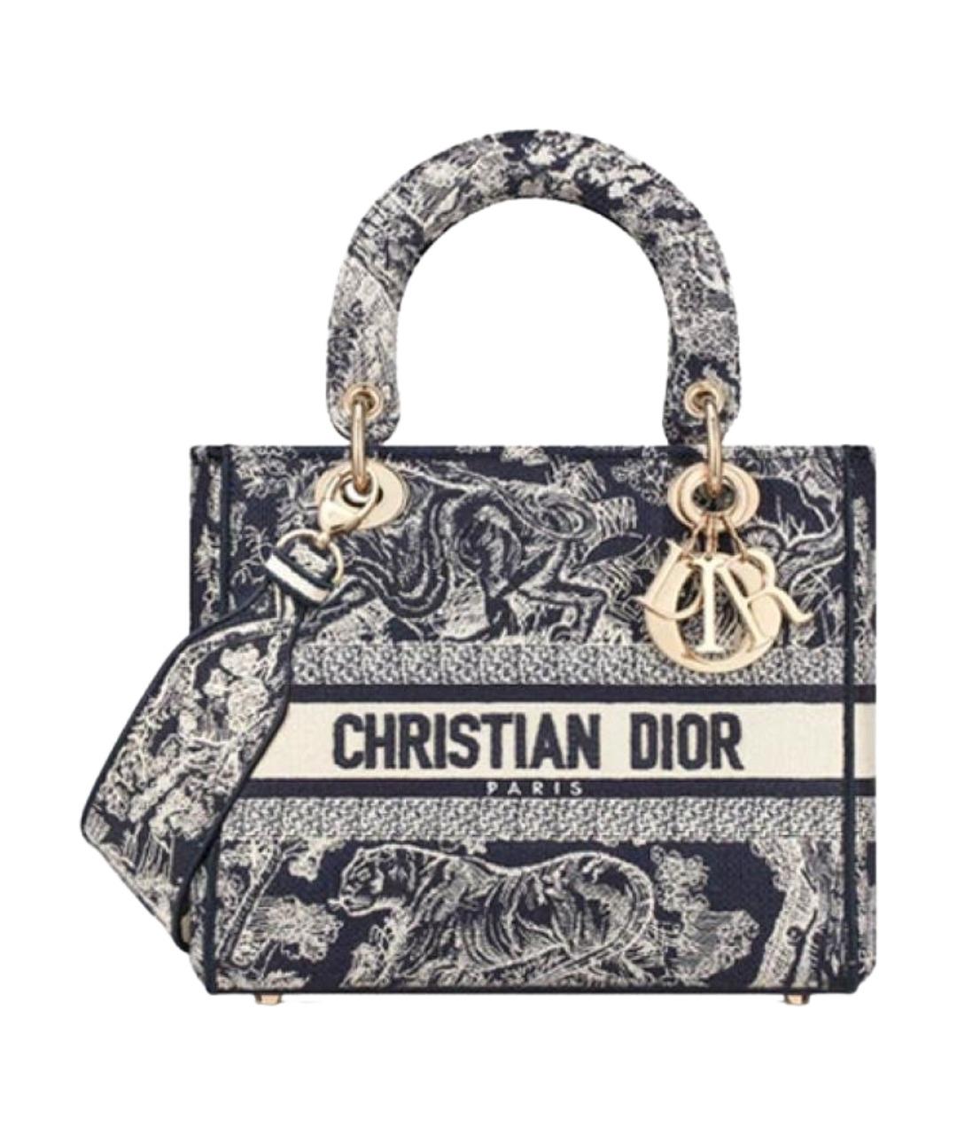 CHRISTIAN DIOR Синяя сумка через плечо, фото 1