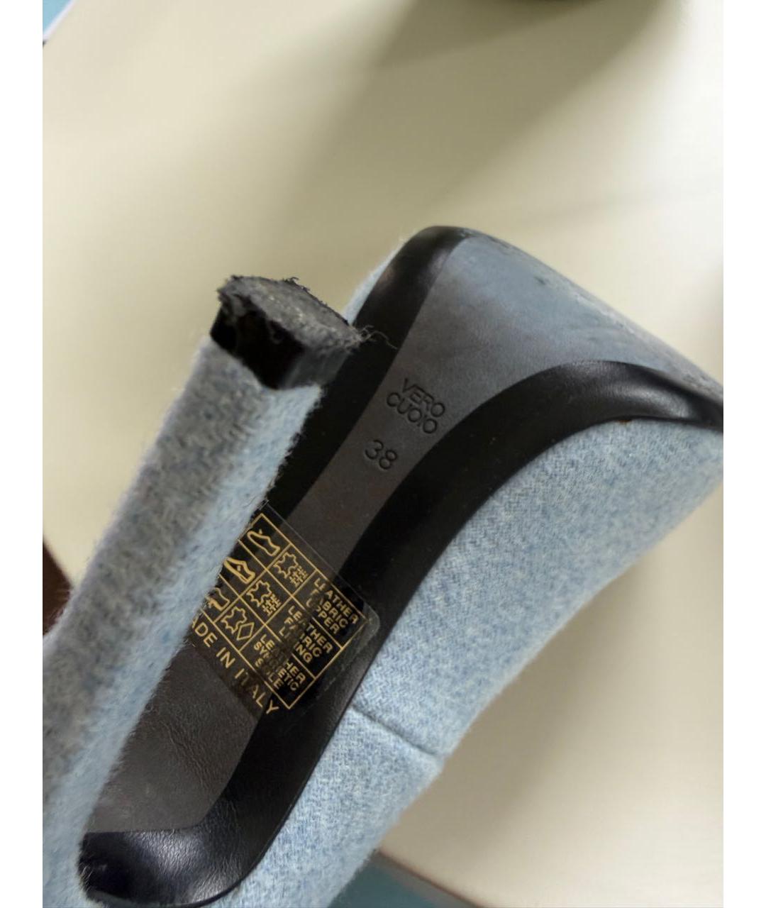 ERMANNO SCERVINO Голубые туфли, фото 4