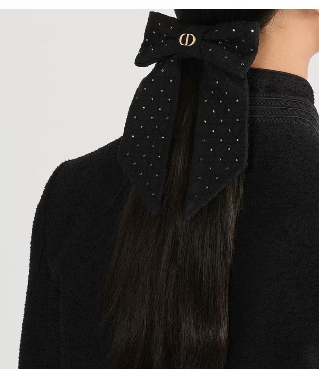 CHRISTIAN DIOR Черная заколка, фото 5
