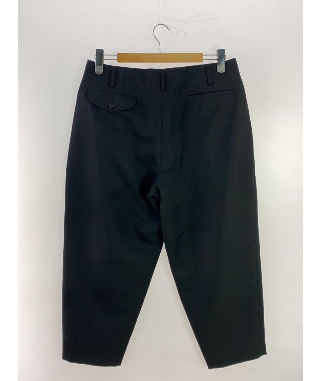 COMME DES GARÇONS HOMME PLUS Черные полиэстеровые классические брюки, фото 2