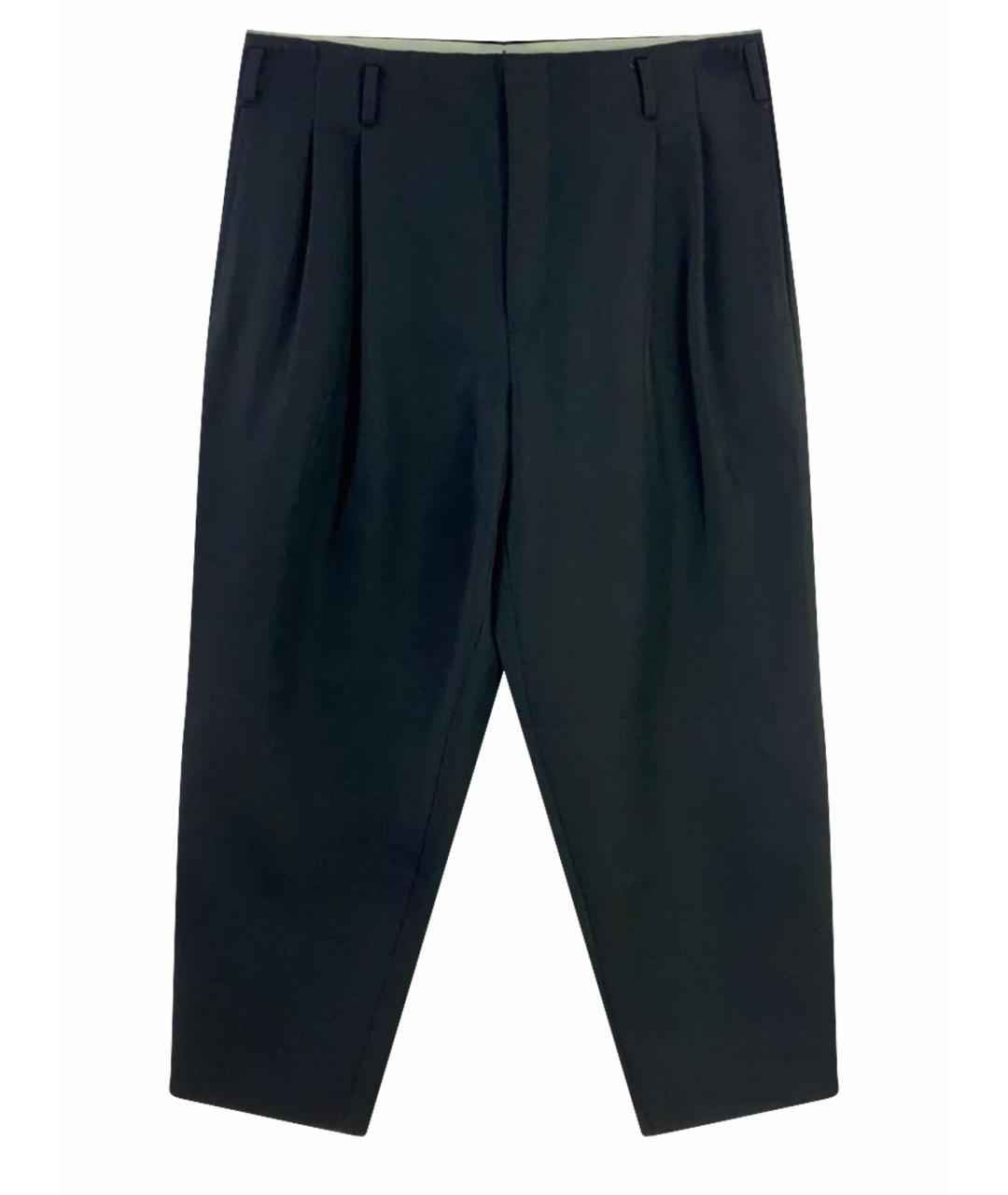 COMME DES GARÇONS HOMME PLUS Черные полиэстеровые классические брюки, фото 1