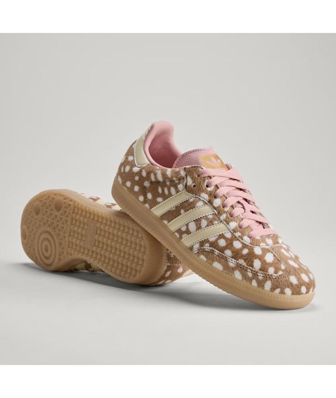 ADIDAS Бежевые кожаные кеды, фото 3