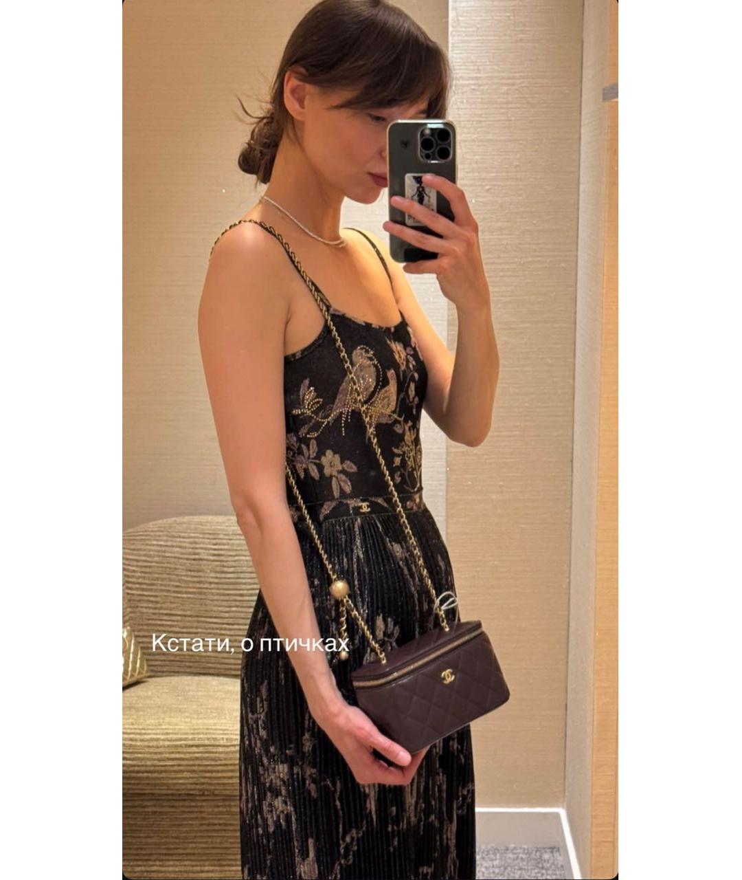 CHANEL Коричневое вечернее платье, фото 3