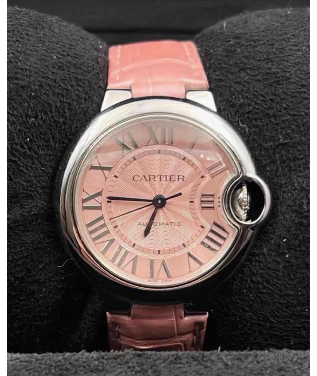 CARTIER Розовые часы, фото 5