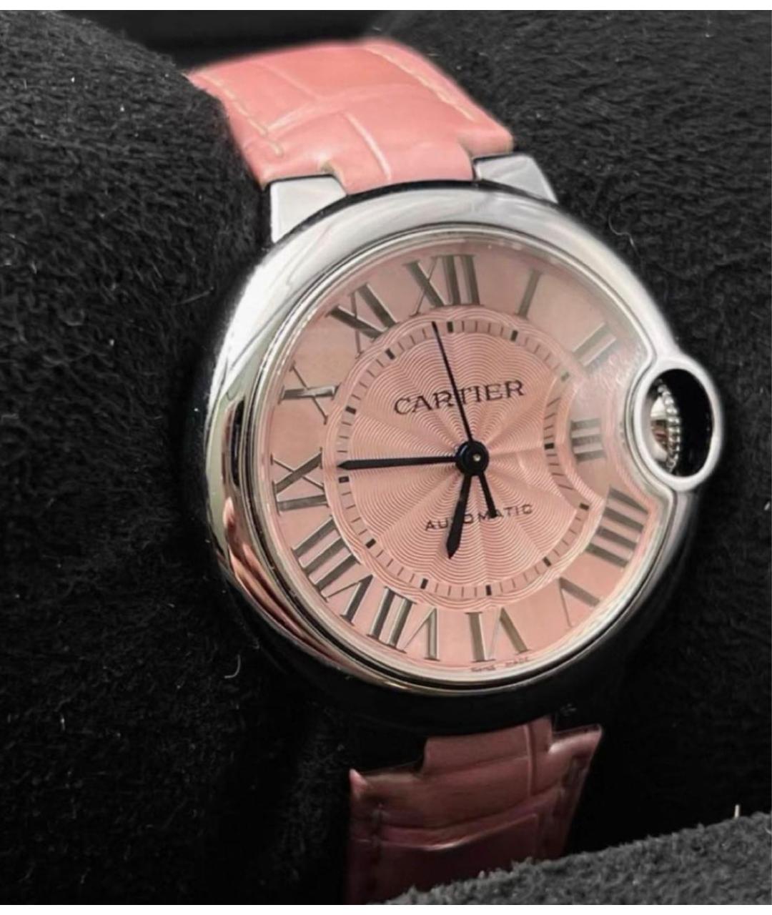 CARTIER Розовые часы, фото 3