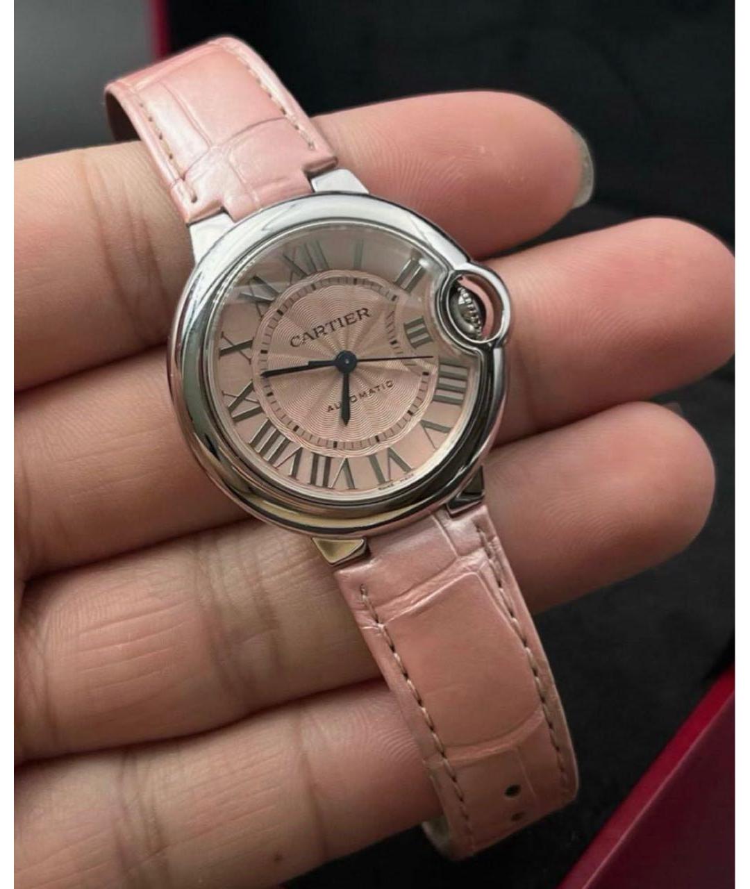 CARTIER Розовые часы, фото 2