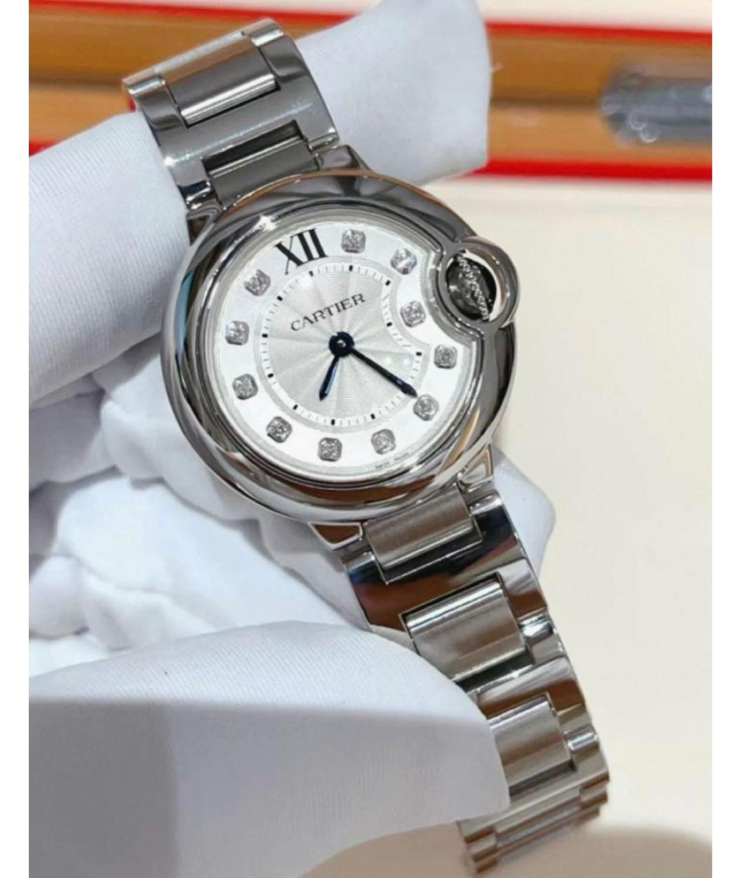 CARTIER Серебряные часы, фото 3