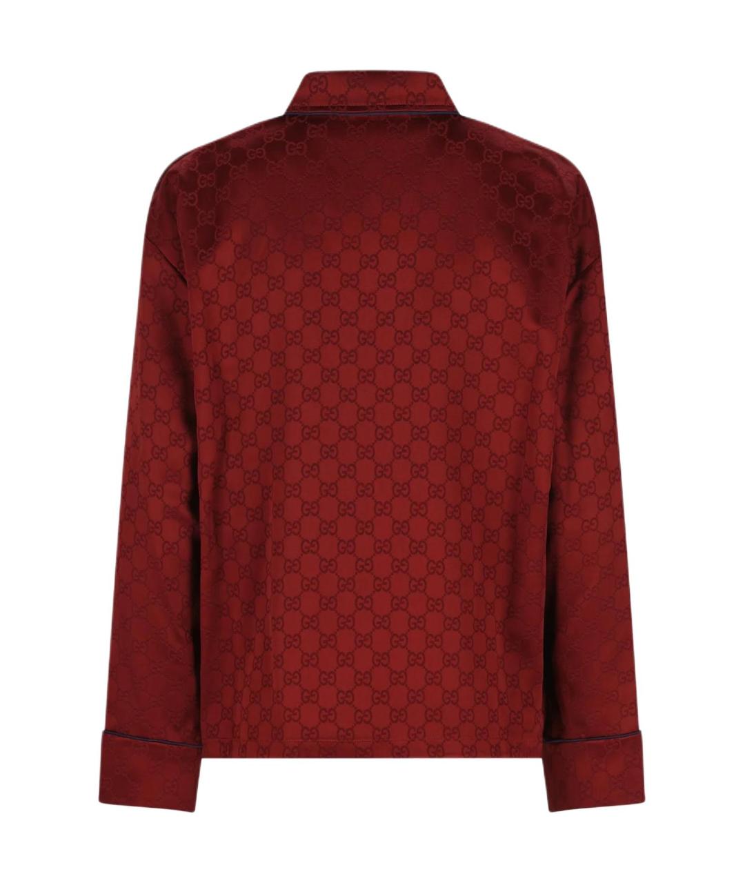 GUCCI Красная классическая рубашка, фото 2