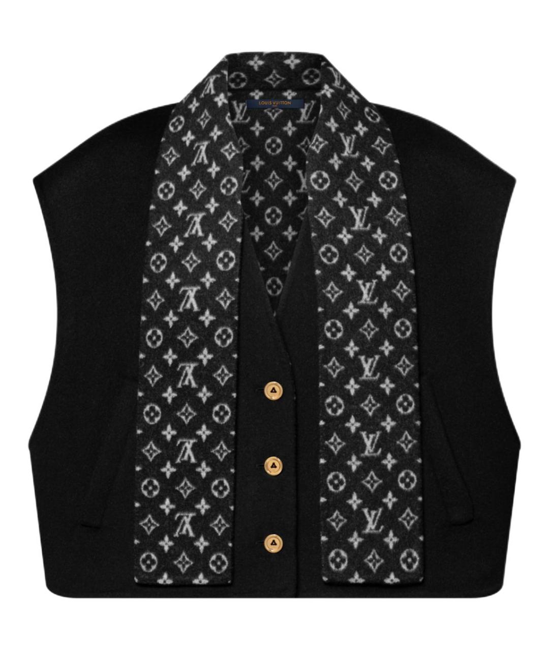 LOUIS VUITTON Черный жилет, фото 1