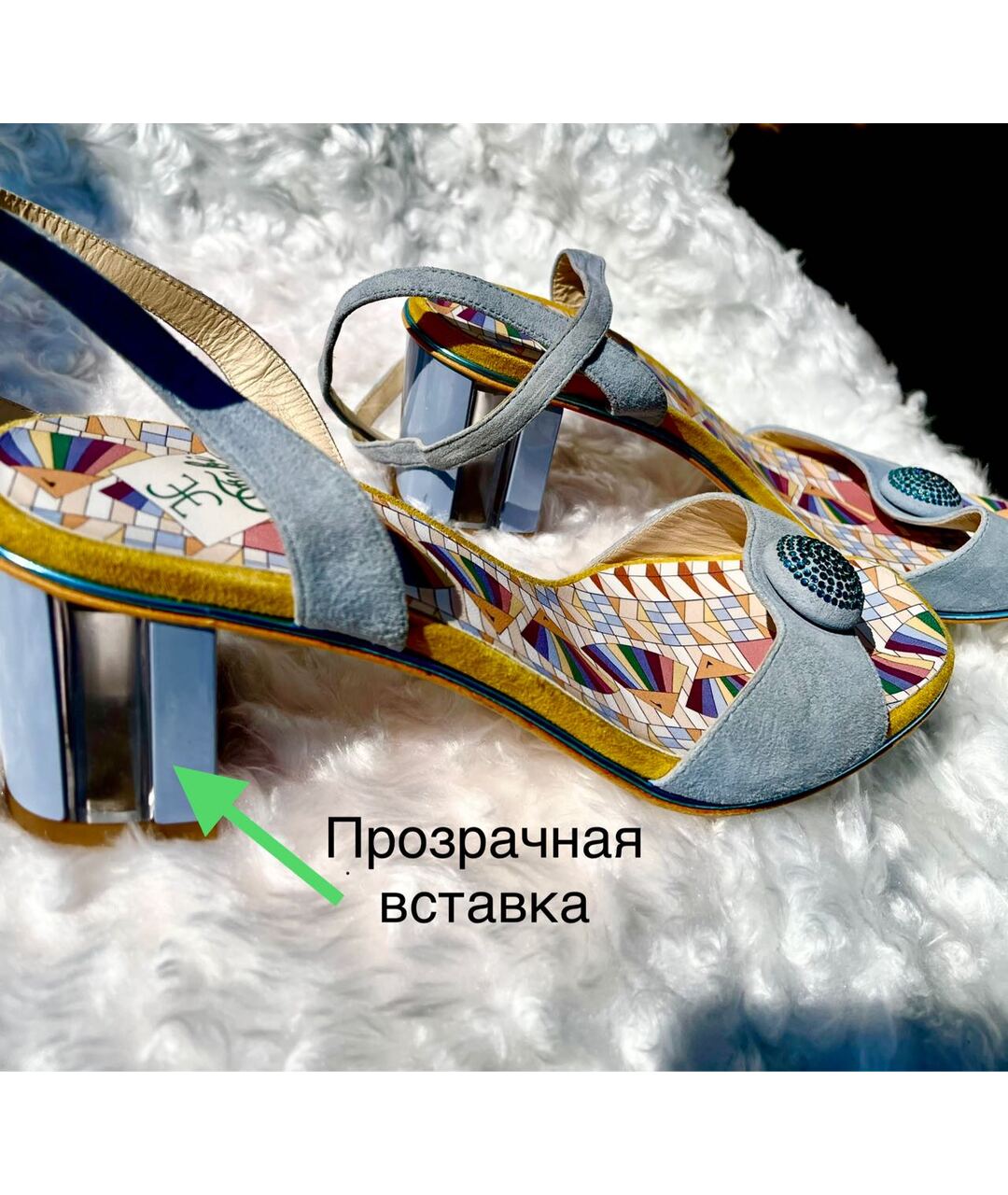 FABI Мульти кожаные босоножки, фото 4