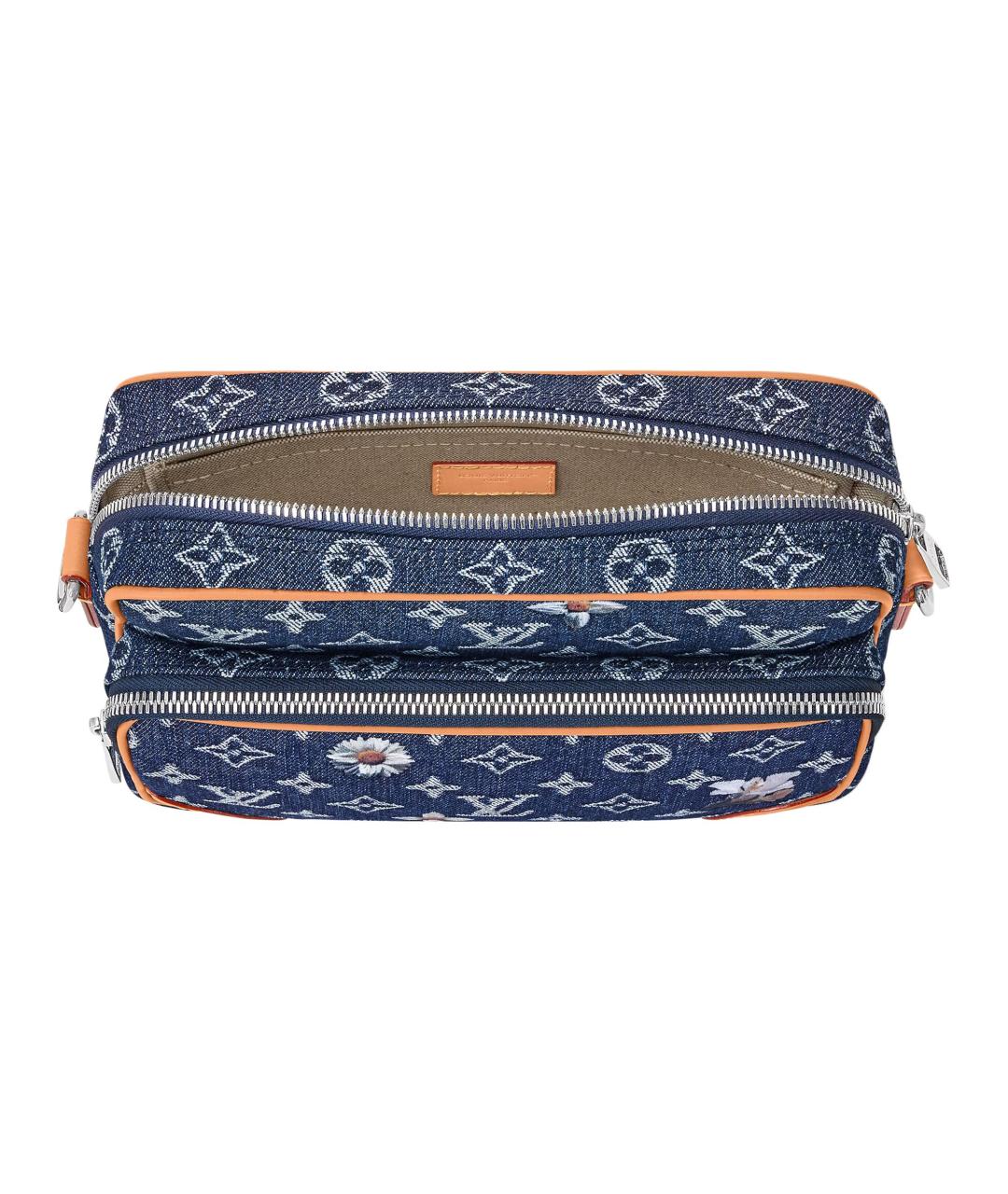 LOUIS VUITTON Синяя деним сумка на плечо, фото 4