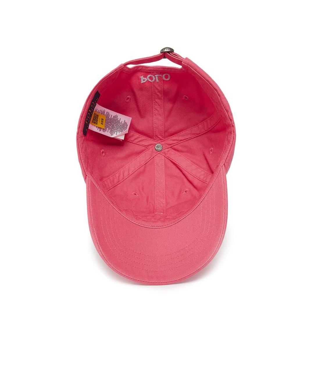 POLO RALPH LAUREN Красная хлопковая кепка, фото 3