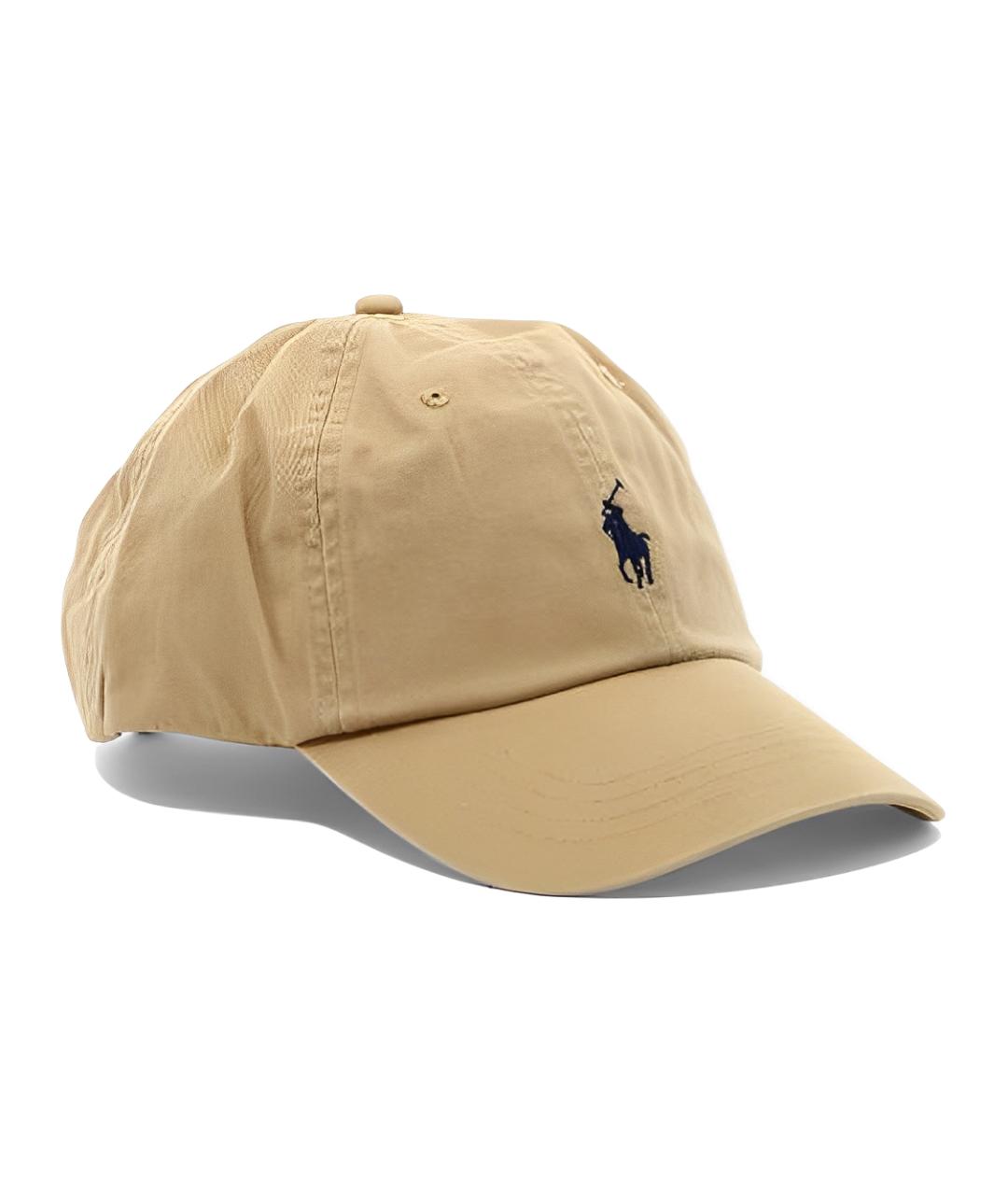 POLO RALPH LAUREN Бежевая хлопковая кепка, фото 3