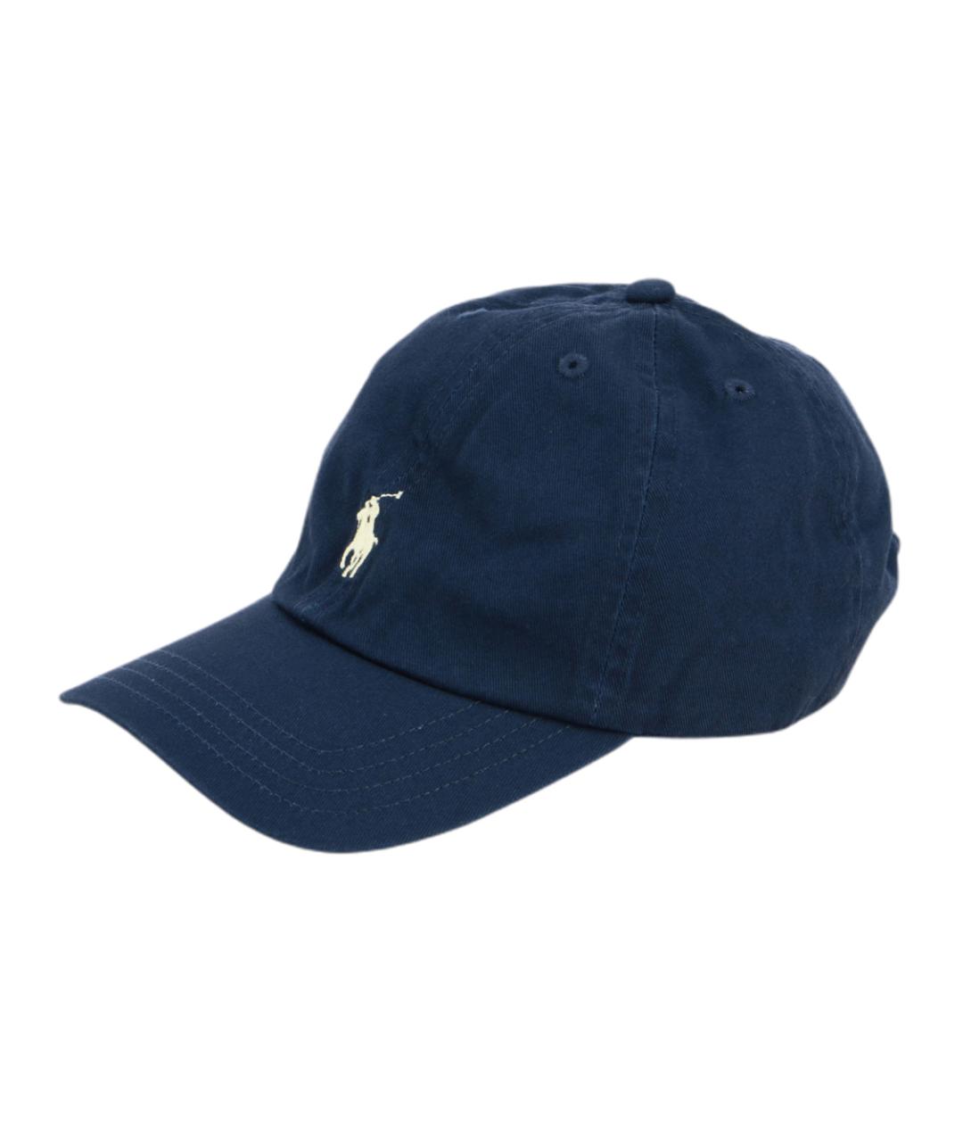 POLO RALPH LAUREN Темно-синяя хлопковая кепка, фото 1
