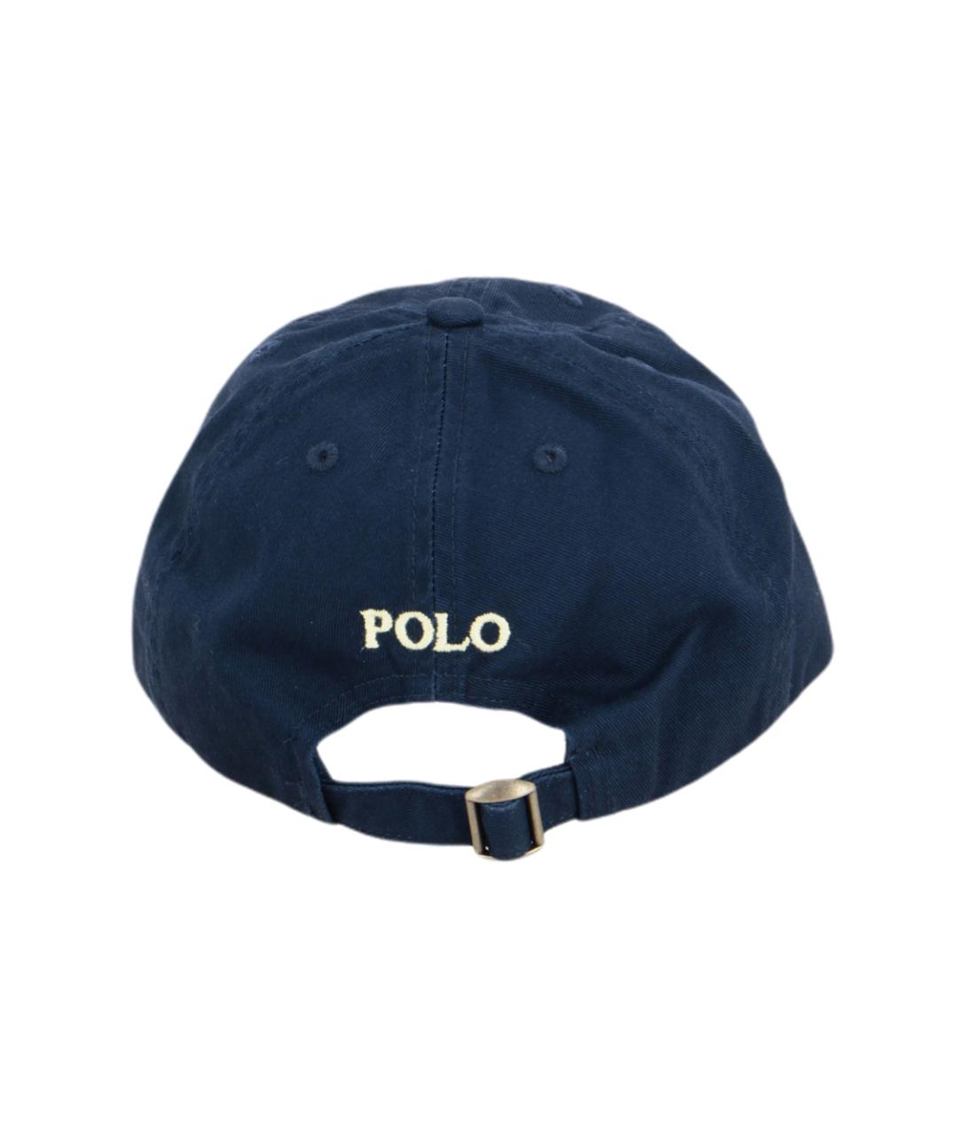 POLO RALPH LAUREN Темно-синяя хлопковая кепка, фото 3