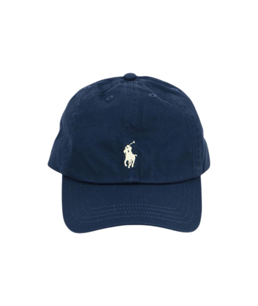 POLO RALPH LAUREN Темно-синяя хлопковая кепка, фото 2
