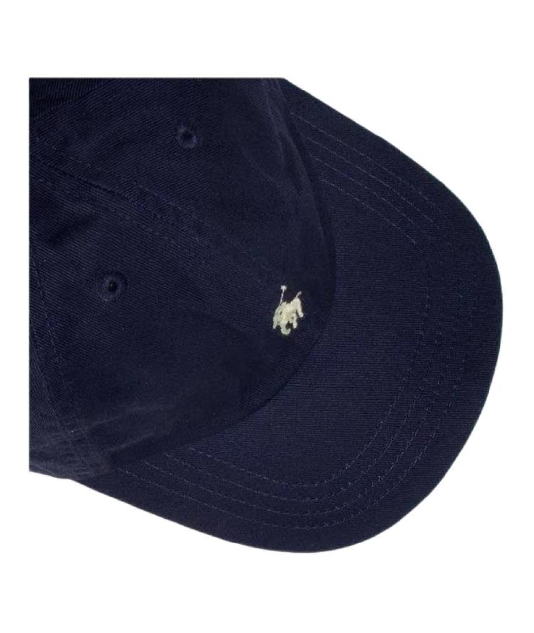 POLO RALPH LAUREN Темно-синяя хлопковая кепка, фото 5