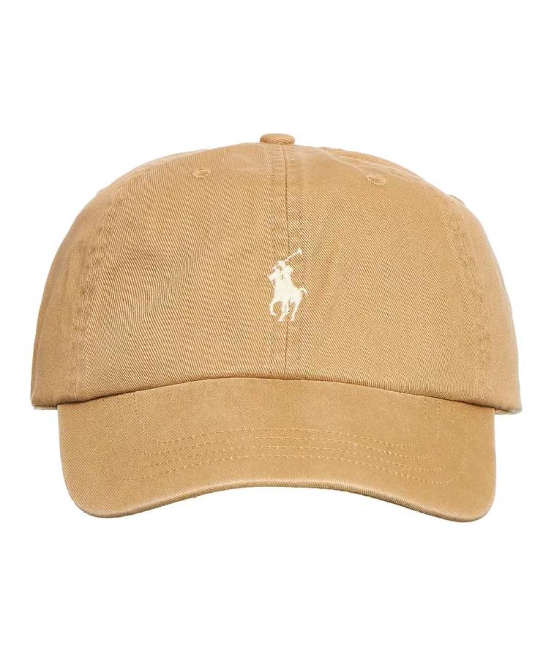 POLO RALPH LAUREN Коричневая хлопковая кепка, фото 3